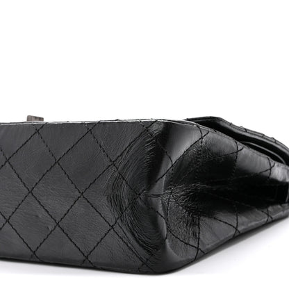 Chanel Metallic Aged Calfskin Quilted 2.55 Reissue 226 Flap So Black 10 of 10