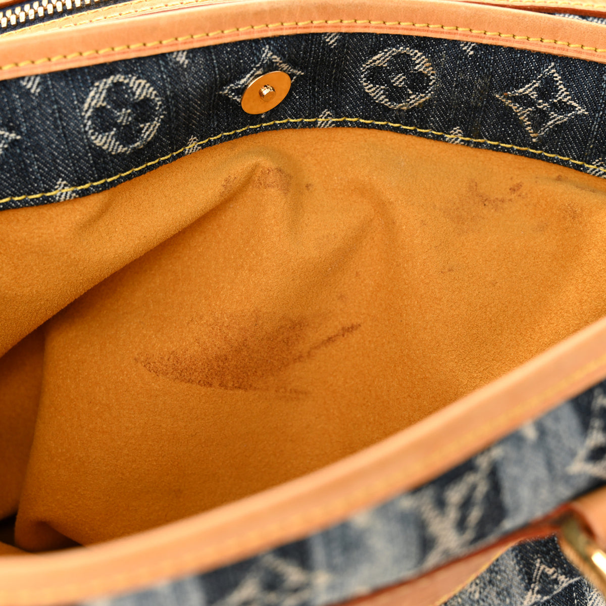 Louis Vuitton Denim Raye Cabas GM 11 of 18