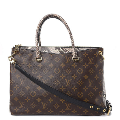 Louis Vuitton Python Monogram Pallas Black 1 of 8