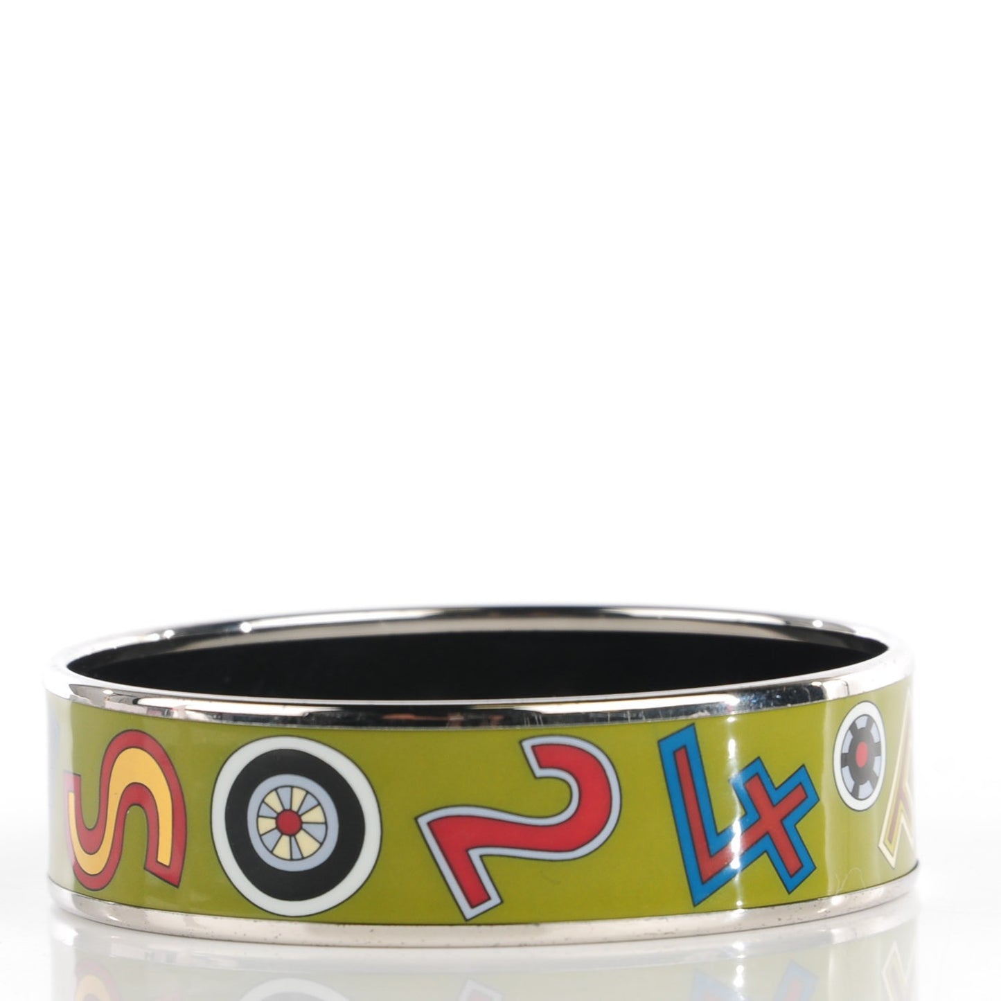 Enamel Printed Tohu Bohu Wide Bracelet 70