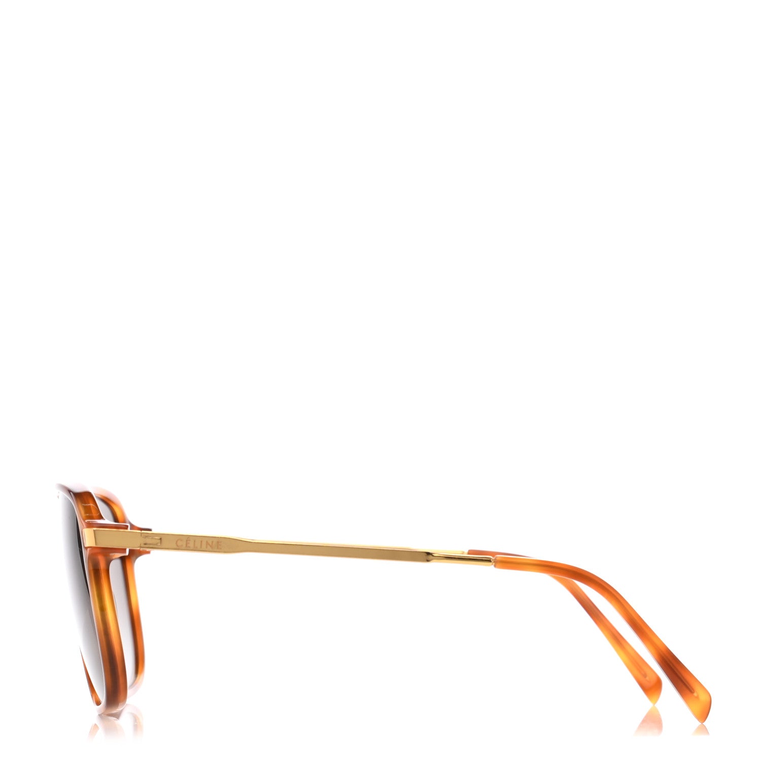 Celine Square Sunglasses CL40027I Havana 3 of 6