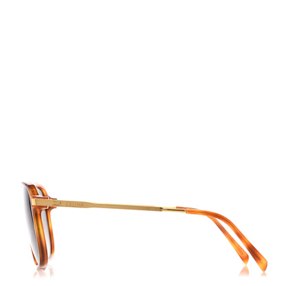 Celine Square Sunglasses CL40027I Havana 3 of 6