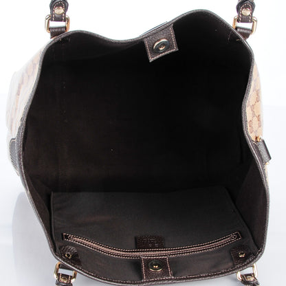 Gucci Crystal Monogram Medium Joy Tote Beige Ebony Testa di Moro 5 of 7