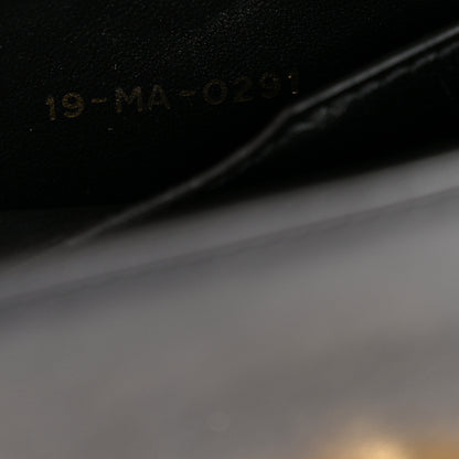 Christian Dior Smooth Calfskin Micro 30 Montaigne Flap Bag Black 7 of 13
