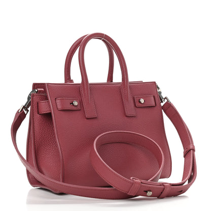 Saint Laurent Grained Calfskin Nano Sac De Jour Souple Mystic Rose 2 of 11