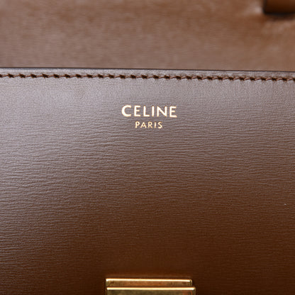 Celine Smooth Calfskin Small Classic Box Flap Bag Camel 9 of 9