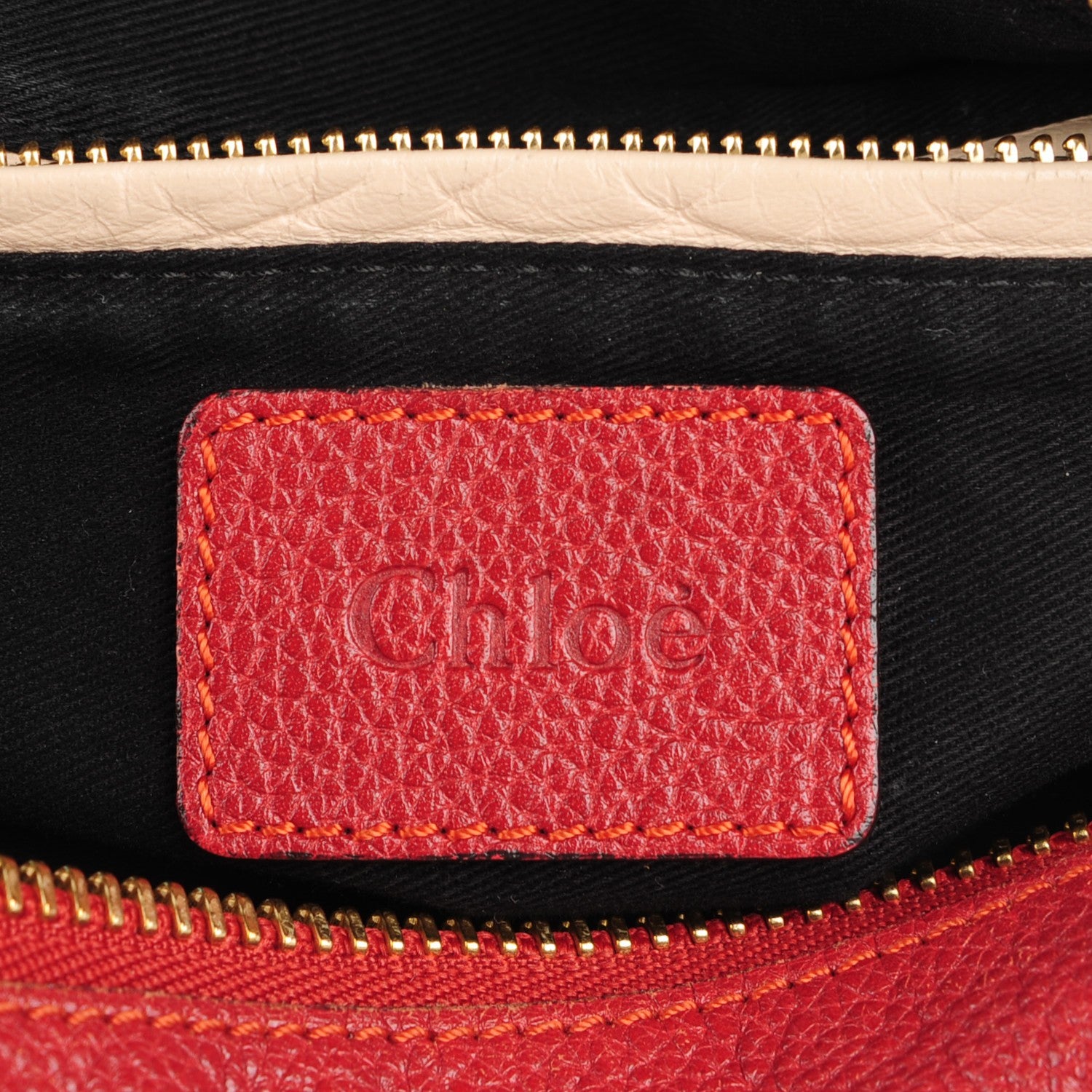 Chloe Calfskin Medium Paraty Red 6 of 8