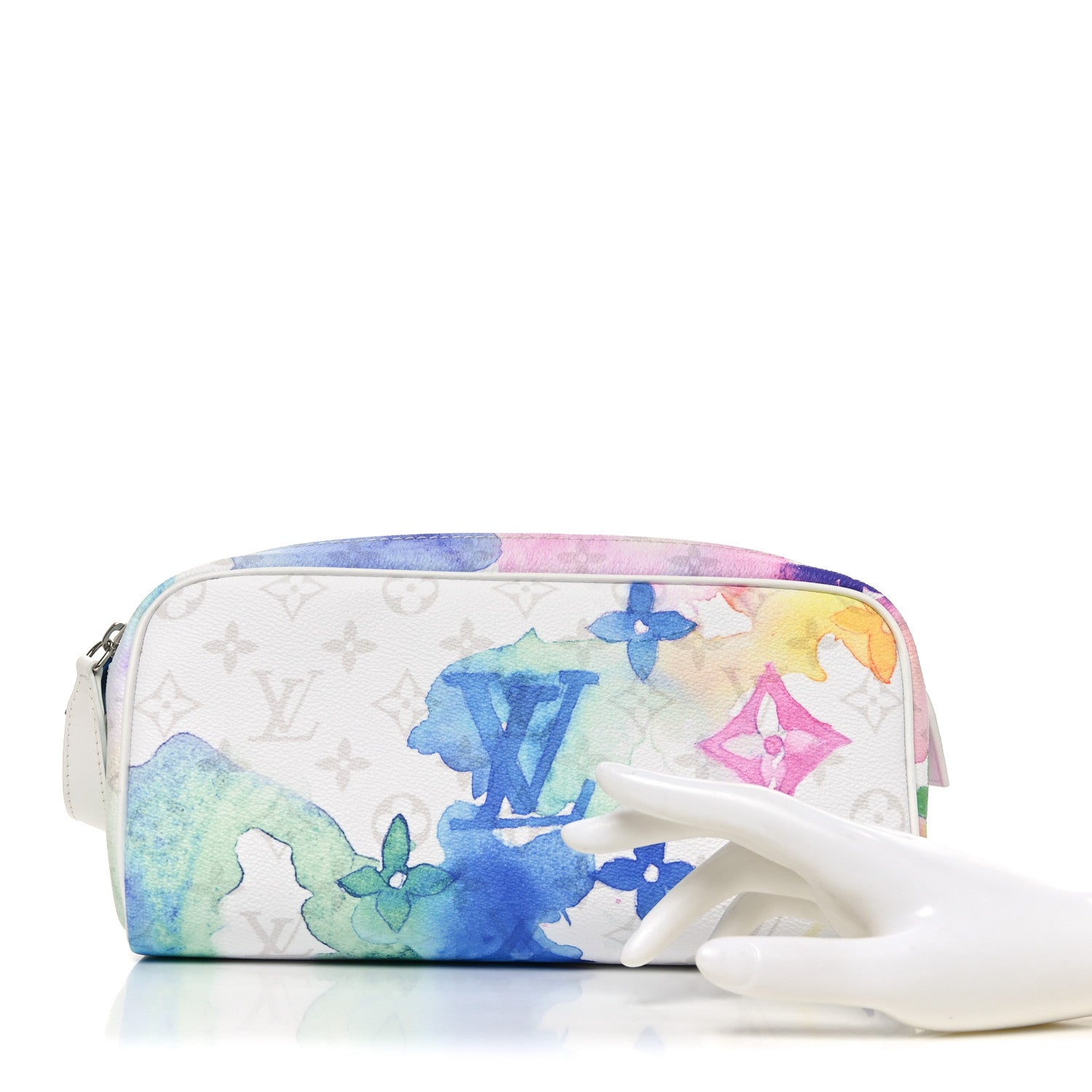 Louis Vuitton Monogram Watercolor Dopp Kit Toilet Pouch Multicolor 2 of 8
