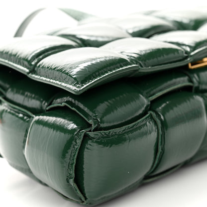 Bottega Veneta Textured Deerskin Maxi Intrecciato Padded Cassette Crossbody Bag Raintree 9 of 16