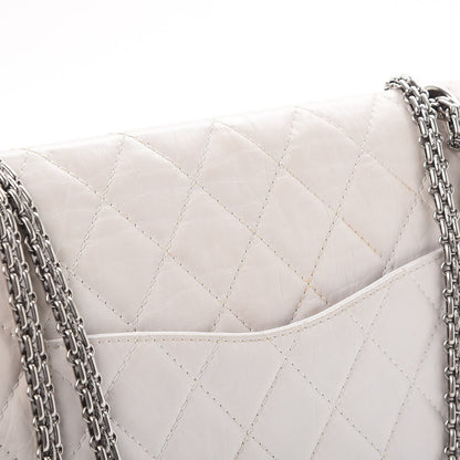 Chanel Aged Calfskin 50th Anniversary 2.55 Reissue 227 White 9 of 13