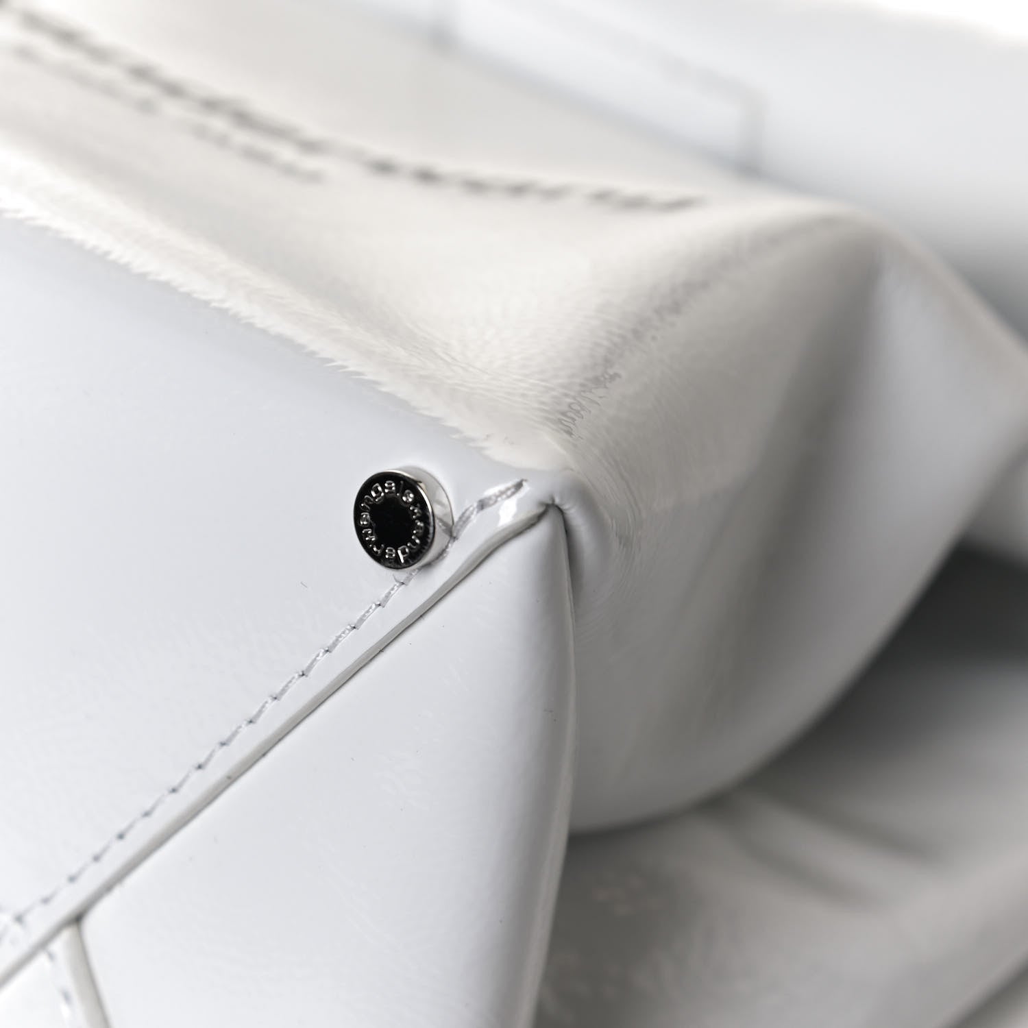 Alexander Wang Patent Lunch Bag Foldover Clutch White 9 of 11