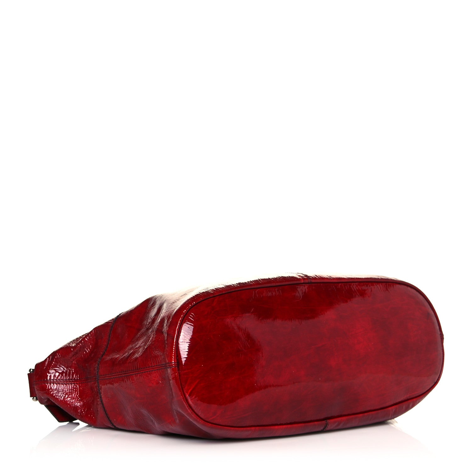 Givenchy Crinkled Patent Calfskin Medium Nightingale Red 4 of 21
