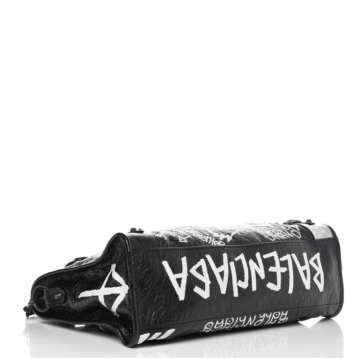 Agneau Arena Graffiti All Over Classic Hardware City Black White