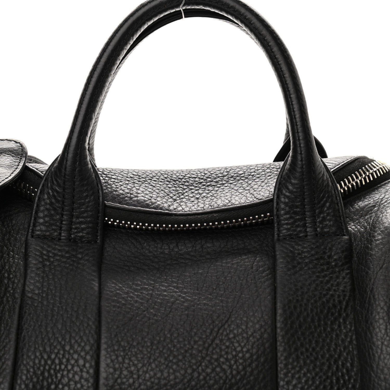 Alexander Wang Pebbled Lambskin Rockie Black Pale Gold Hardware 7 of 11