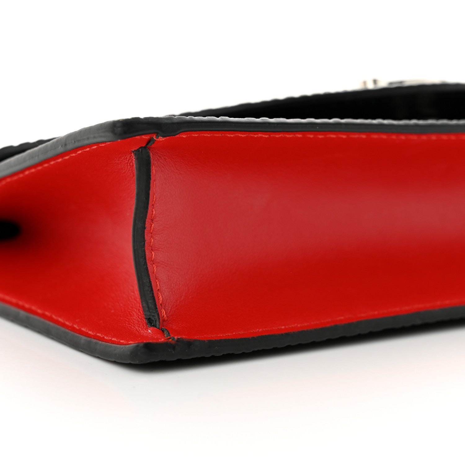Christian Louboutin Jurassic Calfskin Embossed Loubi54 Crossbody Clutch Black 8 of 12