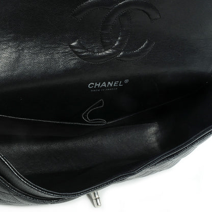 Chanel Caviar Quilted Medium Double Flap Black 7 of 8
