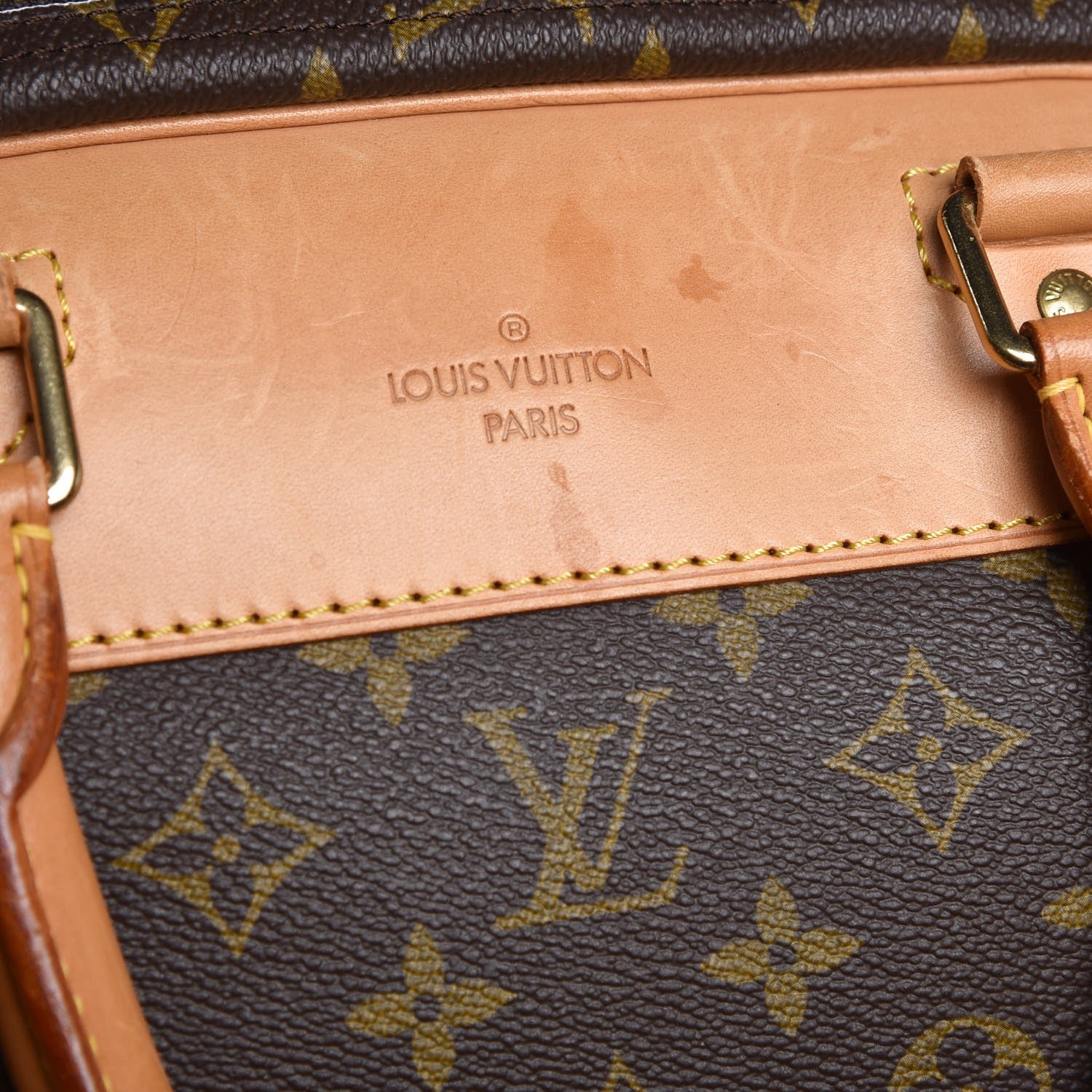 Louis Vuitton Monogram Alize 2 Compartment Luggage Travel Bag 9 of 28