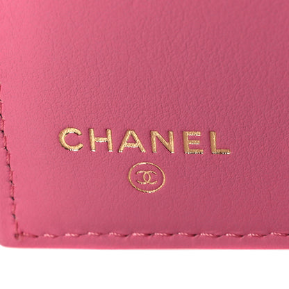 Chanel Caviar Quilted Medium Flap Wallet Pink 6 of 9