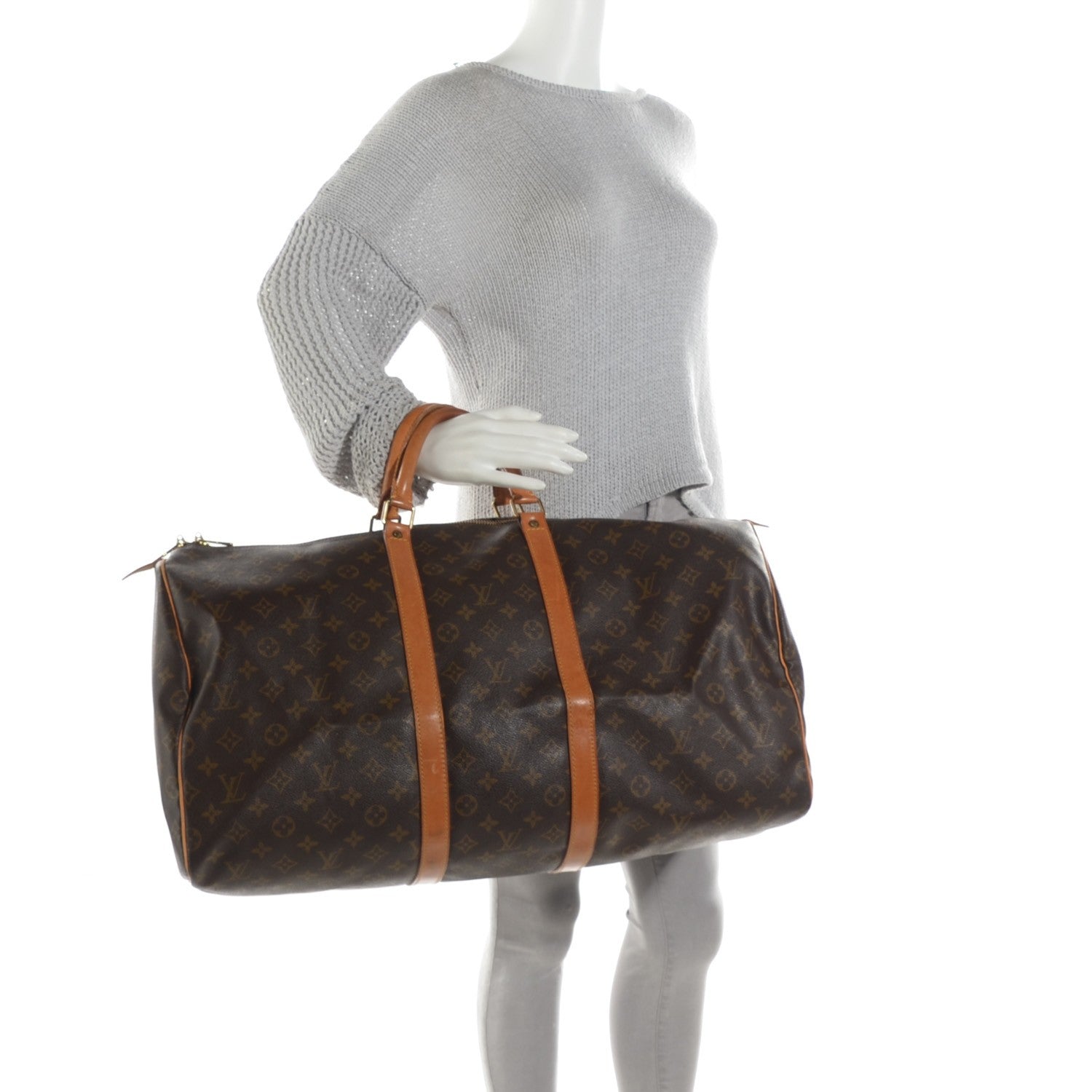 Louis Vuitton Monogram Keepall 55 4 of 11
