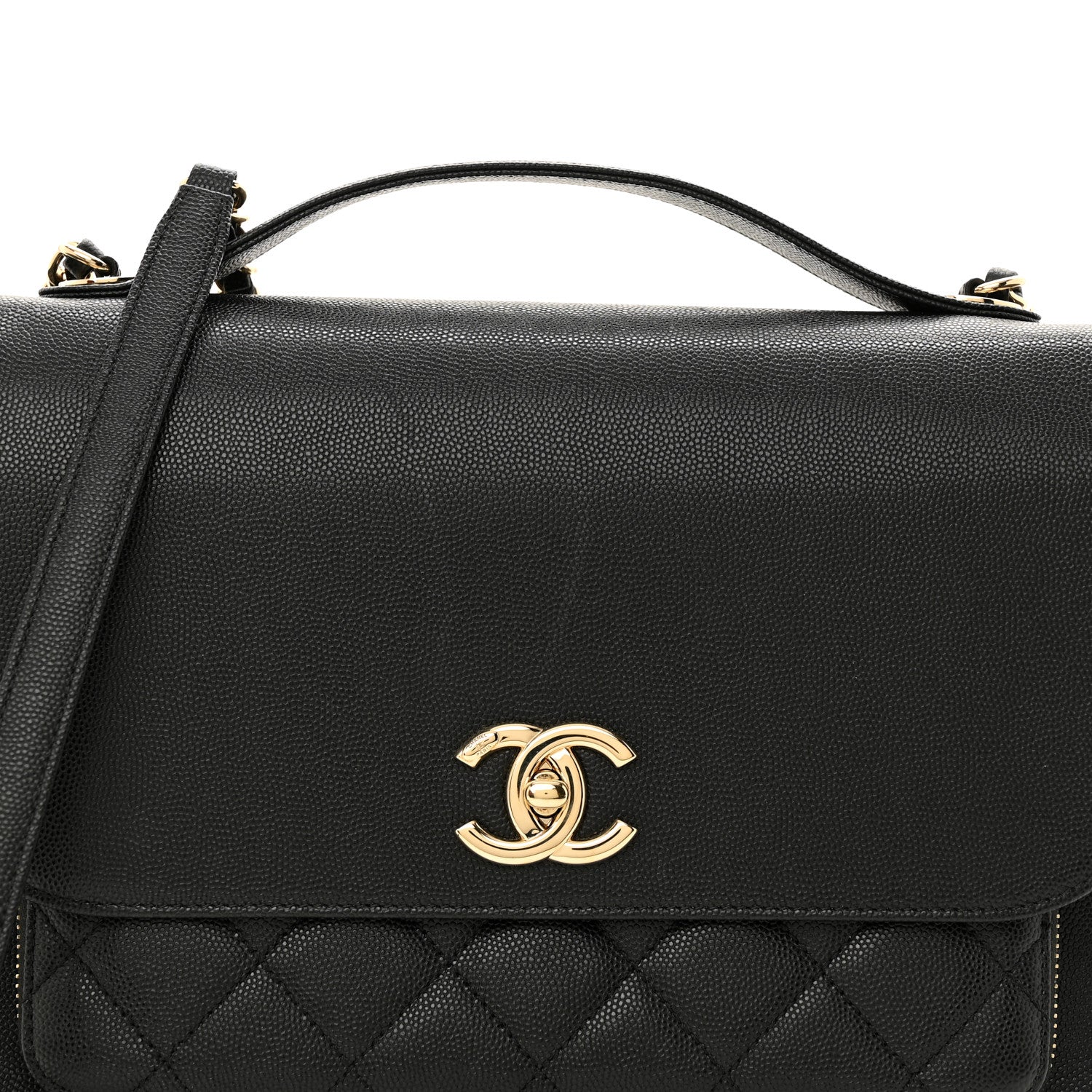 Chanel Caviar Quilted Large Business Affinity Flap Black 8 of 10