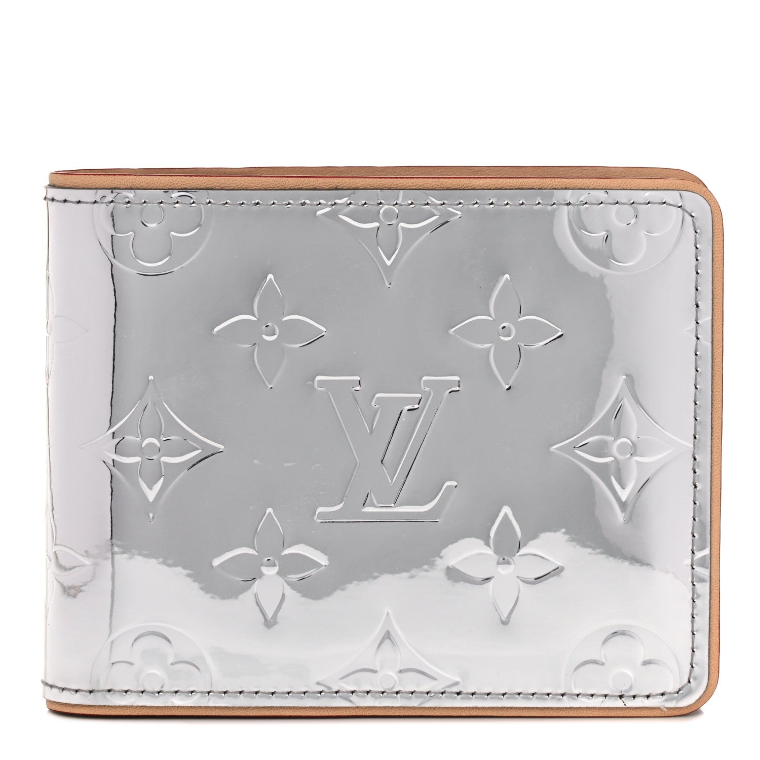 Louis Vuitton Monogram Mirror Slender Wallet Silver 1 of 7