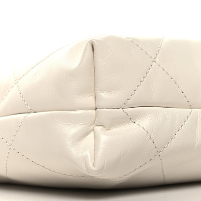 Chanel Shiny Calfskin Quilted Rainbow Mini Chanel 22 White 9 of 11