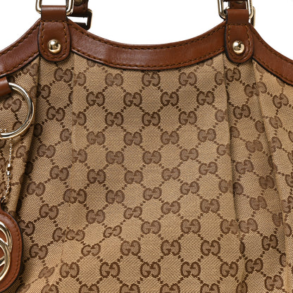 Gucci Monogram Medium Sukey Tote Brown 8 of 10