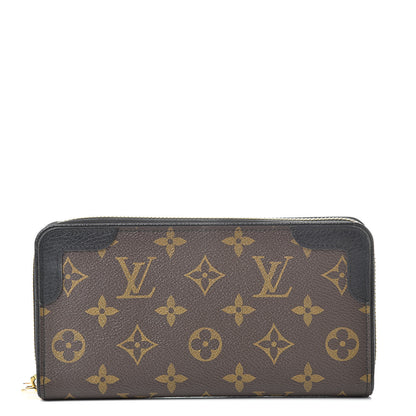 Louis Vuitton Monogram Zippy Retiro Wallet Black 1 of 7
