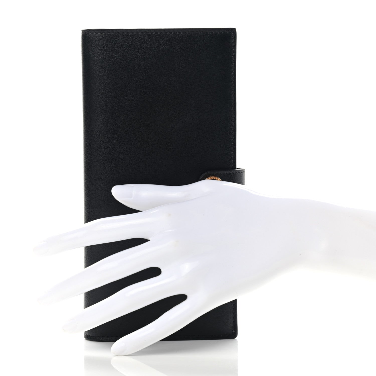 Versace Calfskin Medusa Long Wallet Black 2 of 10