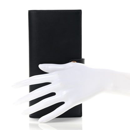Versace Calfskin Medusa Long Wallet Black 2 of 10