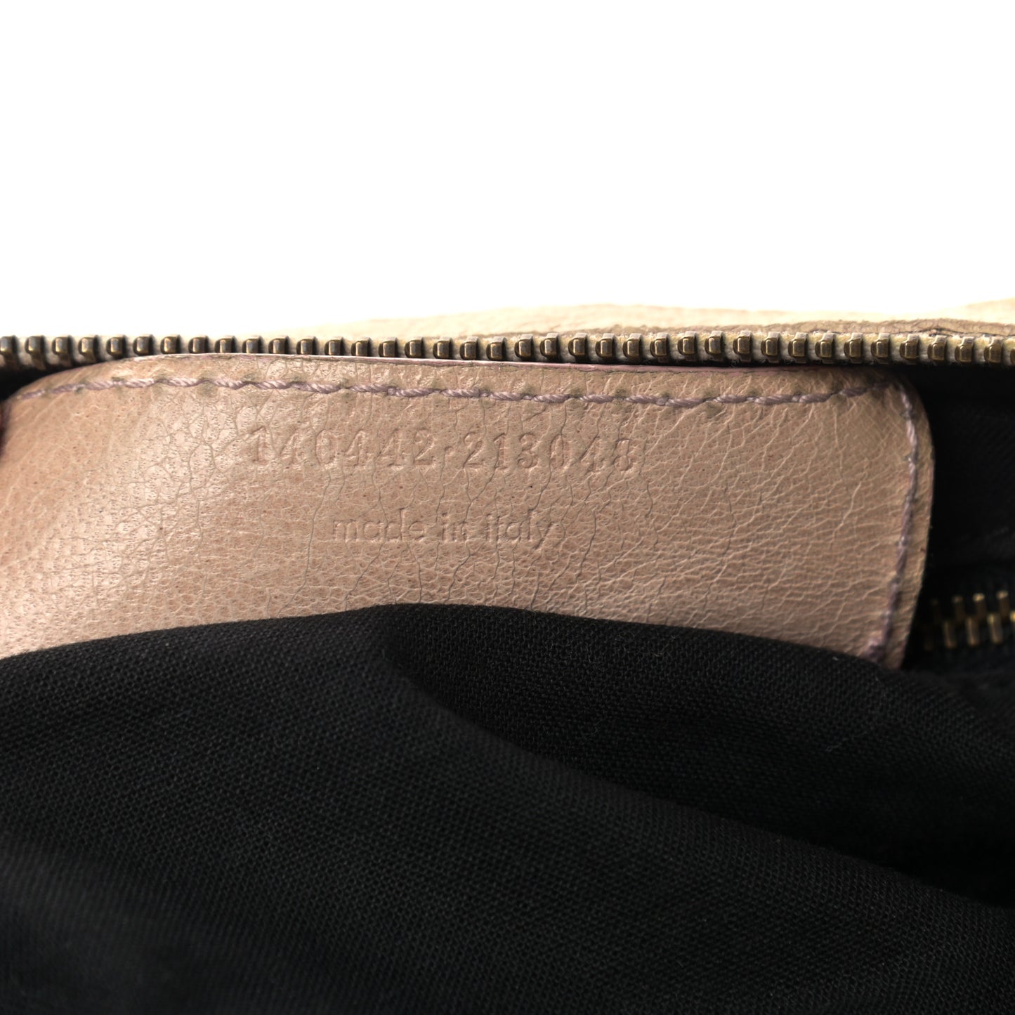 Agneau Classic Hardware Day Hobo Beige