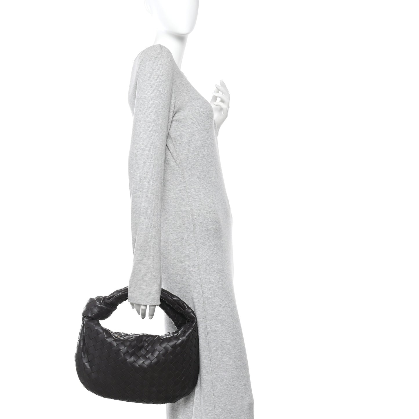 Nappa Intrecciato Teen Jodie Hobo Fondant