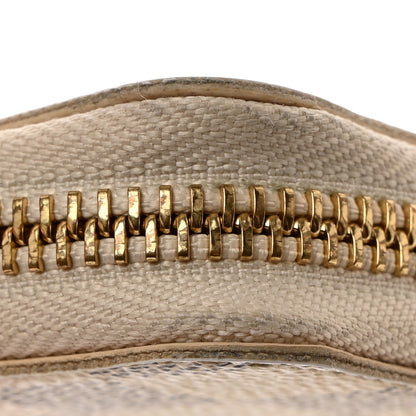 Louis Vuitton Damier Azur Clemence Wallet Rose Ballerine 9 of 12