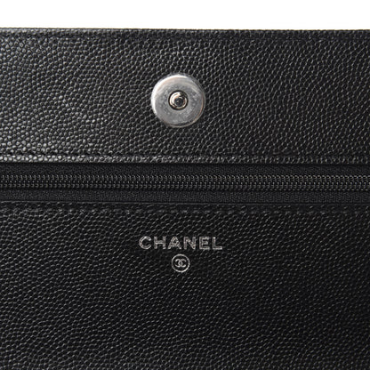 Chanel Caviar Quilted My Everything Wallet On Chain WOC Black 8 of 12