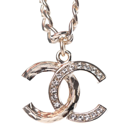Chanel Pearl Crystal CC Bracelet Light Gold 4 of 5