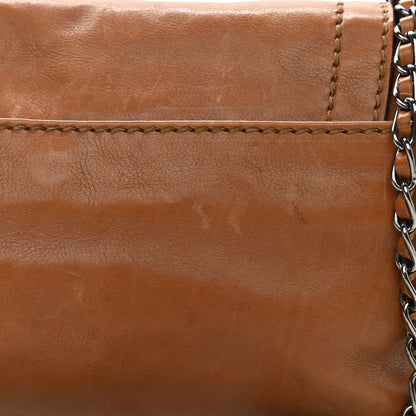 Prada Vitello Phenix Flap Chain Bag Brown 16 of 17