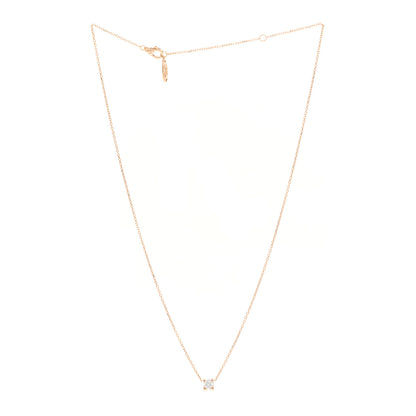 Cartier 18K Pink Gold Diamond .25ct C De Cartier Pendant Necklace 3 of 5