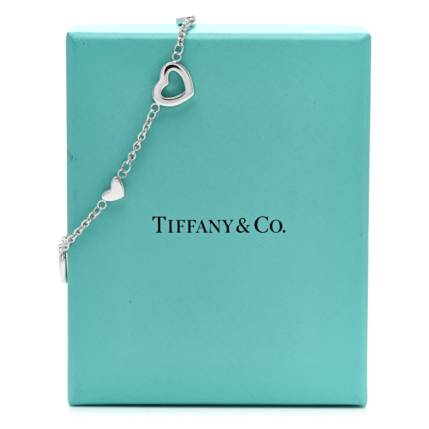 Tiffany Sterling Silver Heart Toggle Bracelet 4 of 4