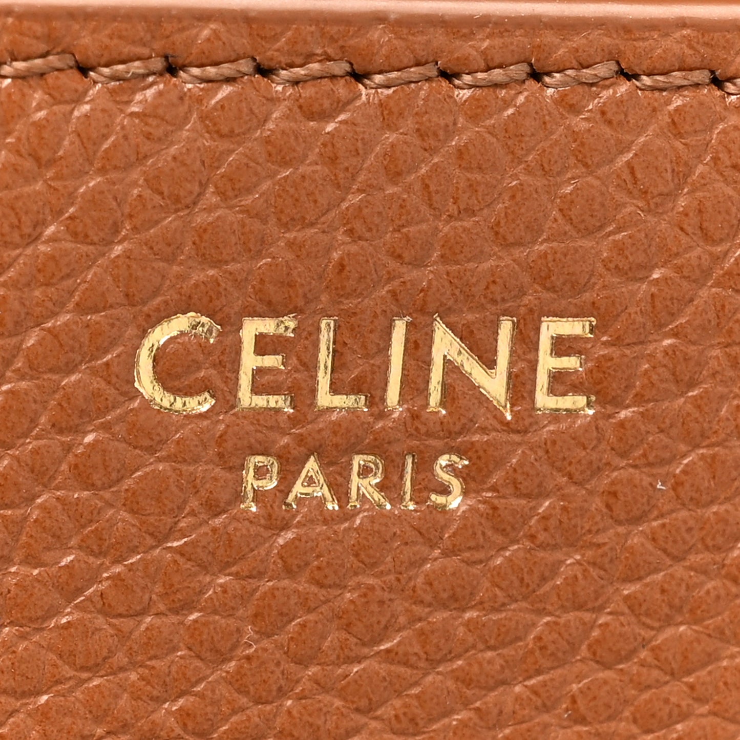 Grained Calfskin Classique 16 Top Handle Bag Tan