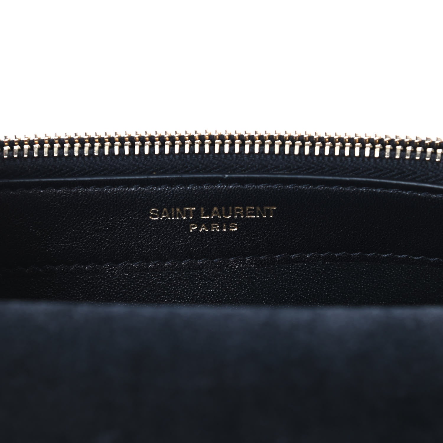 Saint Laurent Metallic Calfskin Classic Monogram Kate Tassel Chain Wallet Fuchsia 7 of 9