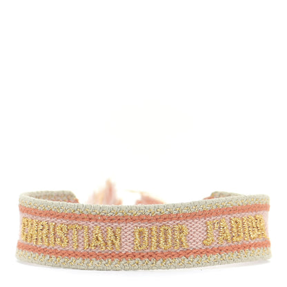 Christian Dior Woven Cotton J'Adior Friendship Bracelet Nude Multicolor 1 of 3