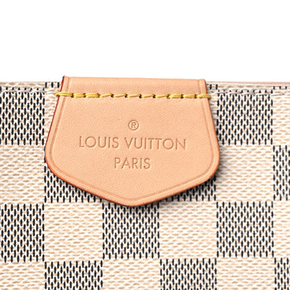 Louis Vuitton Damier Azur Graceful MM Rose Ballerine 9 of 12