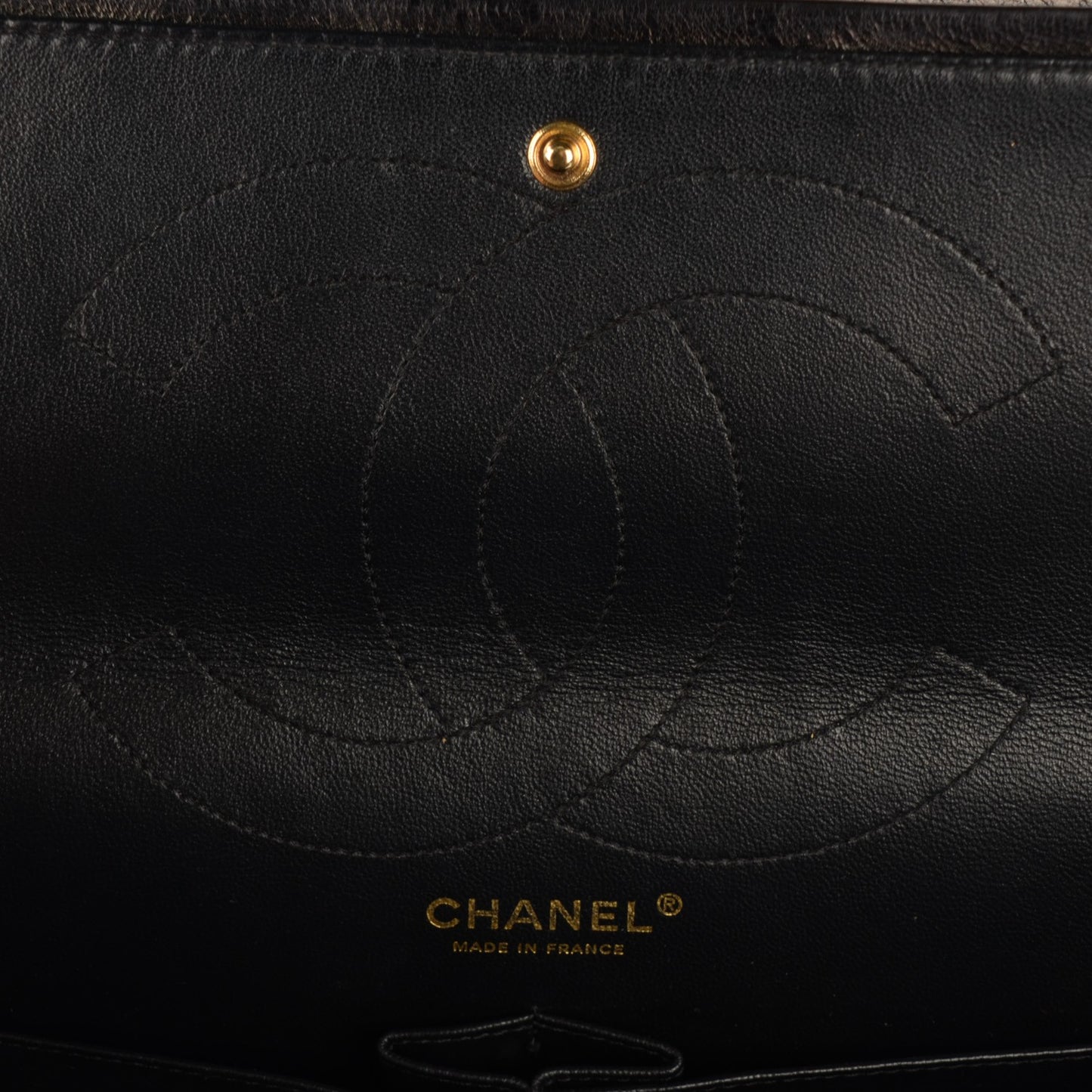 Glazed Calfskin Quilted 2.55 Reissue 226 Flap Black