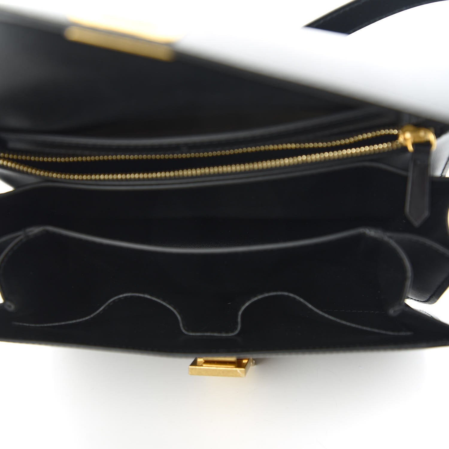 Celine Box Calfskin Medium Classic Box Flap Black 5 of 11