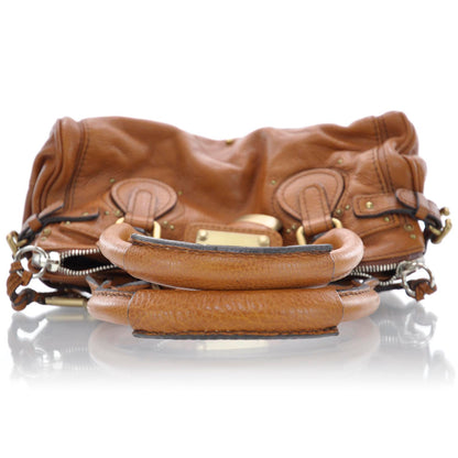 Chloe Leather Paddington Satchel Cognac 5 of 9