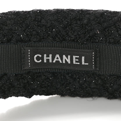Chanel Tweed Headband Black 5 of 5