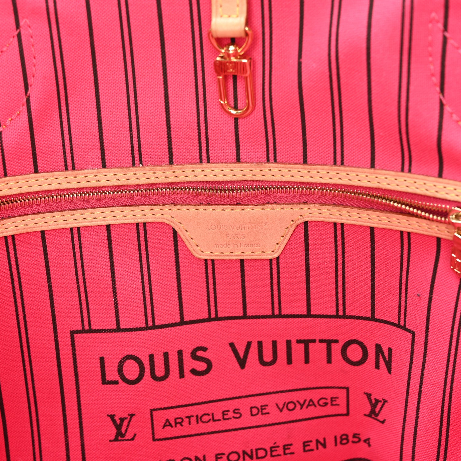 Louis Vuitton Monogram Inside Out Neverfull Bandouliere MM Rose Pondichery Rose Pondichery 6 of 10