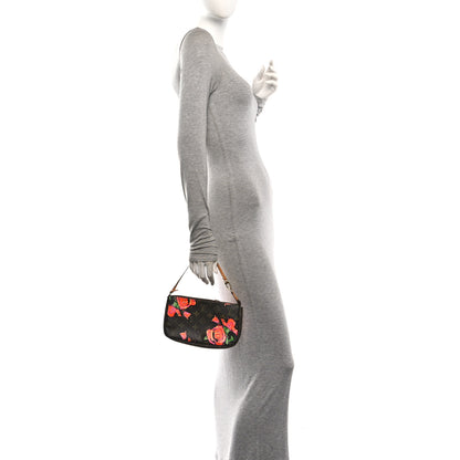 Louis Vuitton Monogram Roses Pochette Accessories 2 of 10