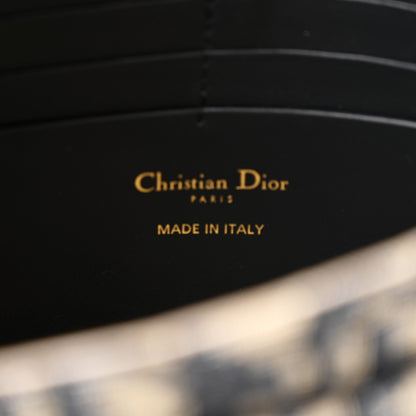 Christian Dior Oblique Saddle Chain Pouch Blue 6 of 9