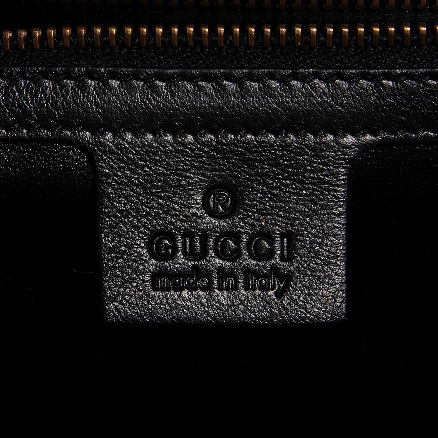 Gucci Metallic Crackled Calfskin 58 Clutch Fawn 6 of 8